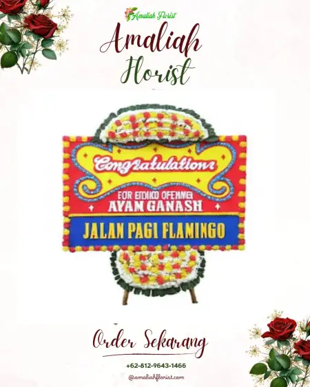 Sewa Papan Bunga Batangan